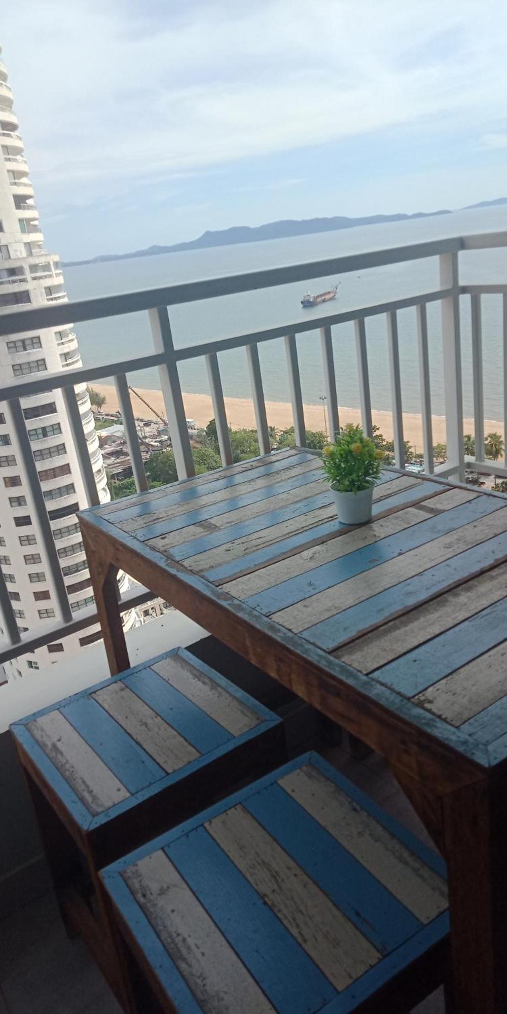1bedroom Seaview ห้องวิวมุมทะเล พัทยา Апартаменты Джомтьен